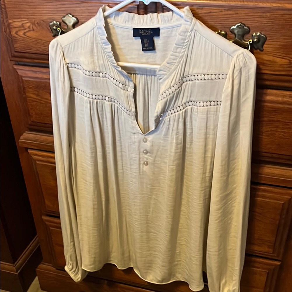 Cream Women's Top